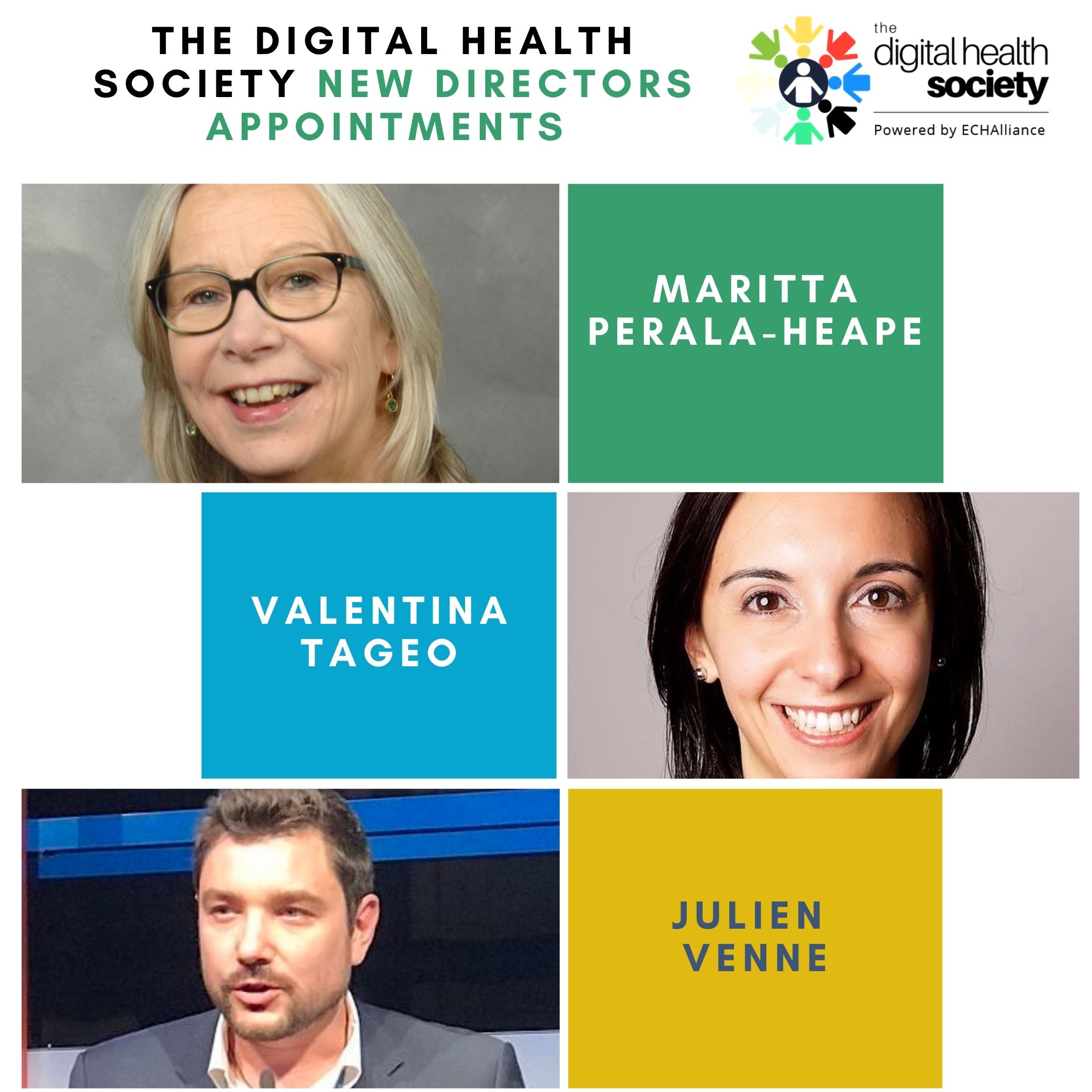 The Digital Health Society (DHS) New Directors Appointments